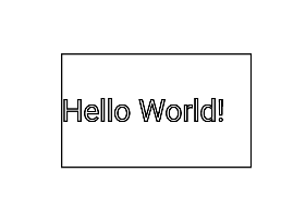 绘制居中对齐文字